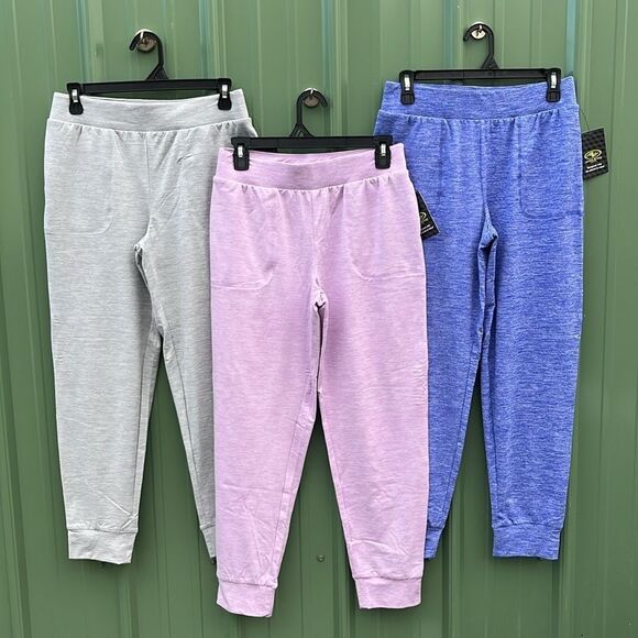 Girls Active Soft Comfy Jogger Pants 3-Pack Size XL - Picture 1 of 11